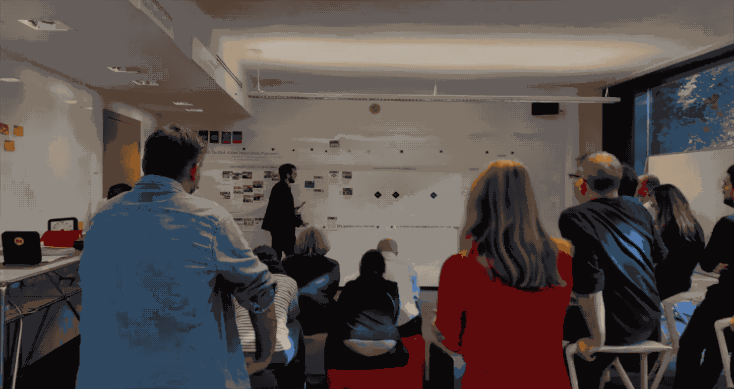 An innovation system design cards mapping session at the HPI Potsdam